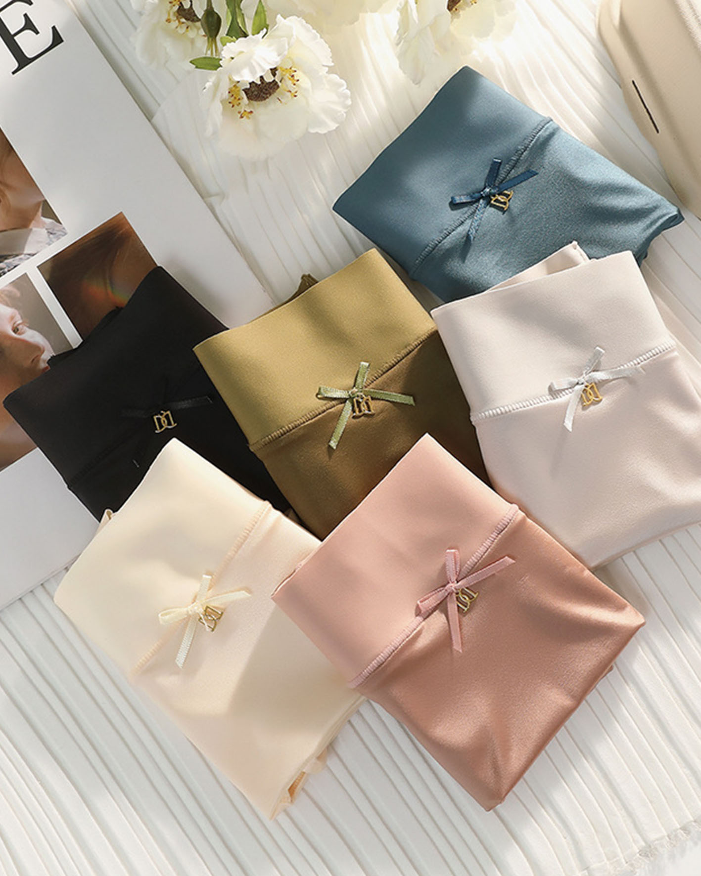 Silkworm Silk High-Waisted Hip Lift Sexy Panties Ref2111