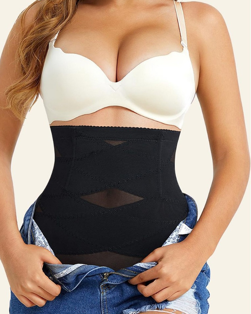 Cross High Waist Shaping Briefs