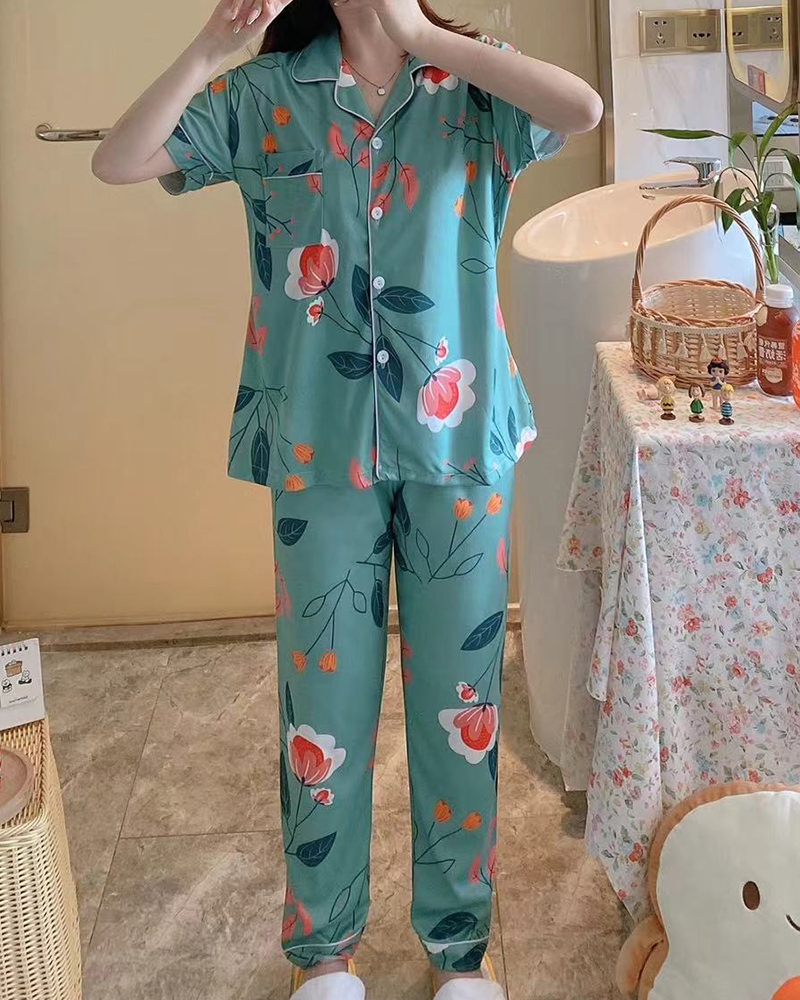 Graffiti Pajamas Long 2 pce Set