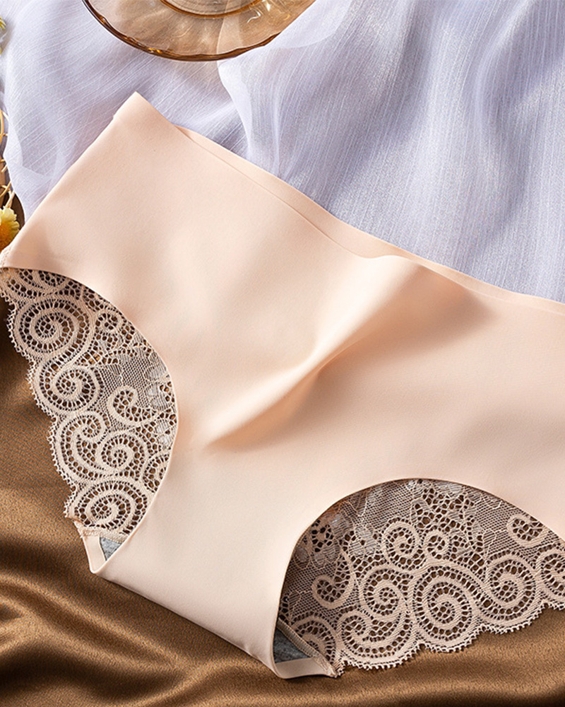 Sexy Lace Seamless Antibacterial Underwear