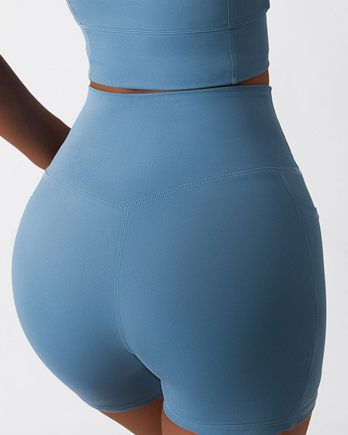 Quick-Dry Biker Shorts with Pockets