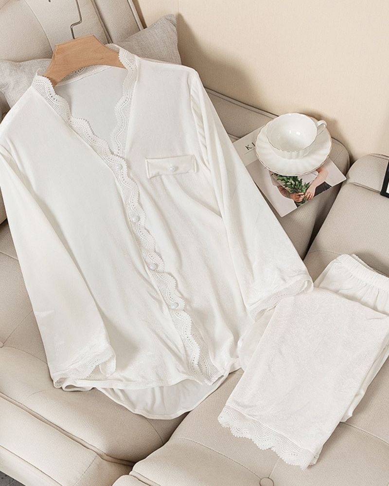 Gold Velvet Pajama Set