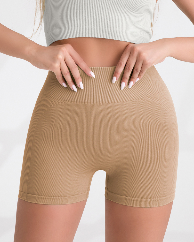 High Waist Sexy Peach Yoga Pants