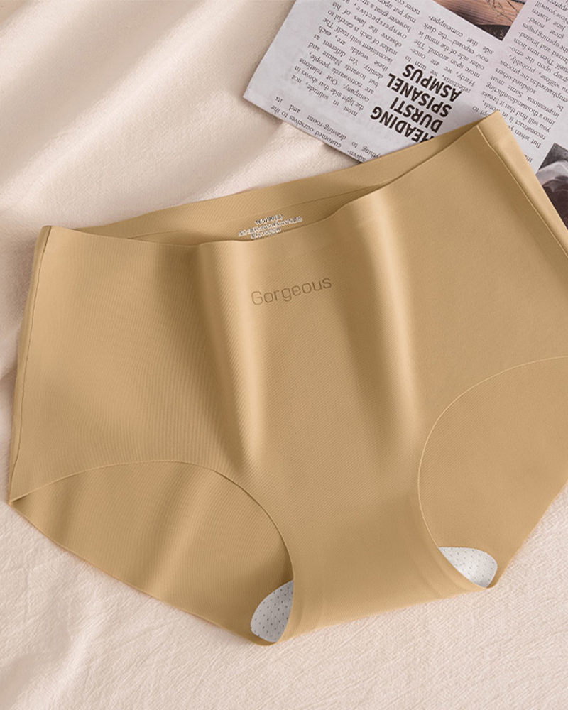 Yoga Fitness Mulberry Silk Antibacterial Seamless Underwear