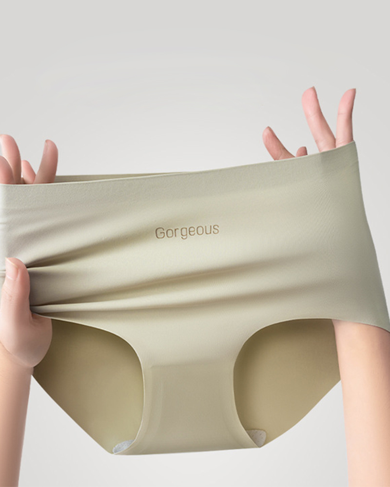 Yoga Fitness Mulberry Silk Antibacterial Seamless Underwear